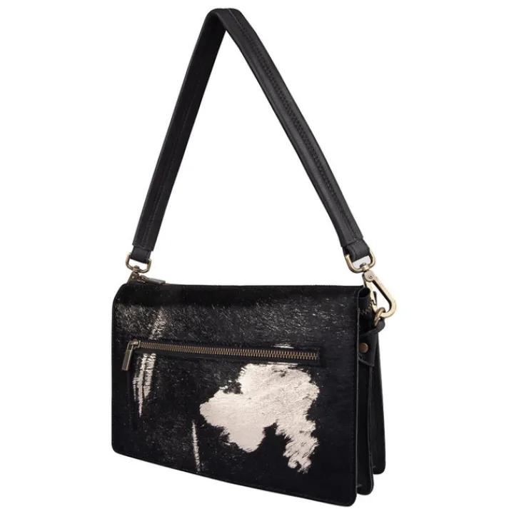Crossbody|Damestassen>Cowboysbag Bloomfield Crossbody black-goldhairon