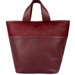 Shoppers|Schoudertassen>Cowboysbag Columbus Shopper X Carolien Spoor bordeauxred