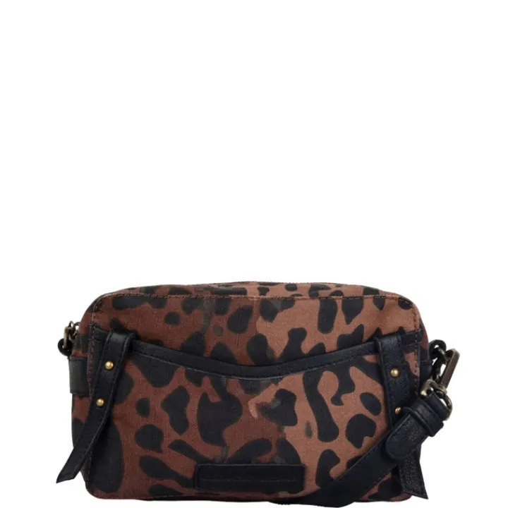 Schoudertassen|Crossbody>Cowboysbag Herrling Crossbody lazy leopard/ black