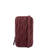 Telefoontasjes|Damestassen>Cowboysbag Long Beach Phonebag bordeauxred