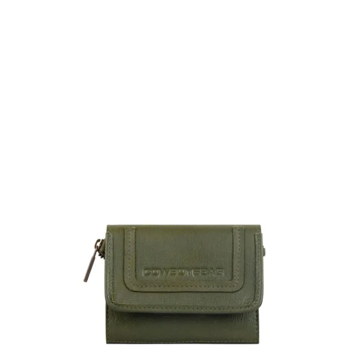Kleine Portemonnees|Leren Portemonnees>Cowboysbag Montour Purse avocado