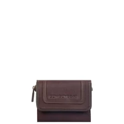 Kleine Portemonnees|Leren Portemonnees>Cowboysbag Montour Purse hickory