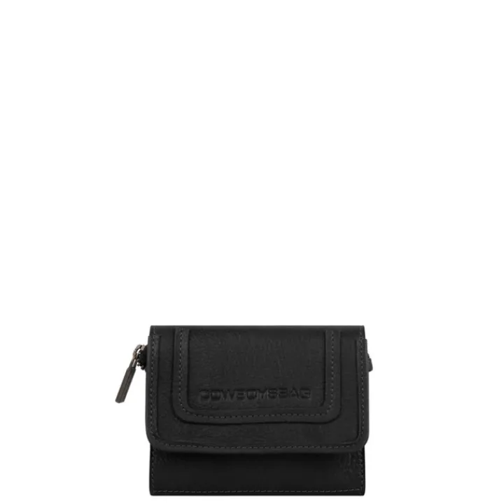 Kleine Portemonnees|Leren Portemonnees>Cowboysbag Montour Purse black