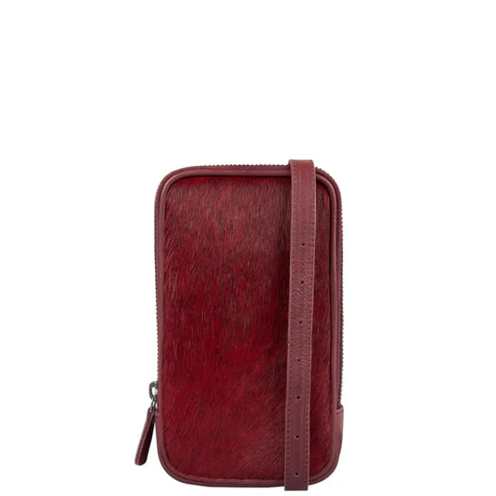 Telefoontasjes|Damestassen>Cowboysbag New Jersey Phonebag bordeauxred