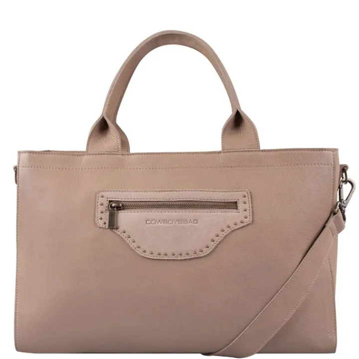 15.6 Inch Laptoptassen|Laptop Schoudertassen>Cowboysbag Newell Laptopbag mocca