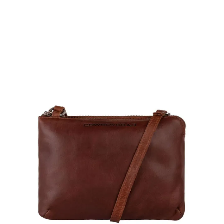 Crossbody|Damestassen>Cowboysbag Plumley Bag cognac