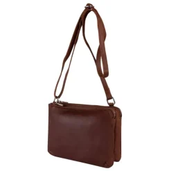 Crossbody|Damestassen>Cowboysbag Plumley Bag cognac
