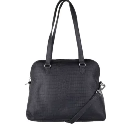 Schoudertassen|Handtassen>Cowboysbag Shoulderbag Winwick croco black