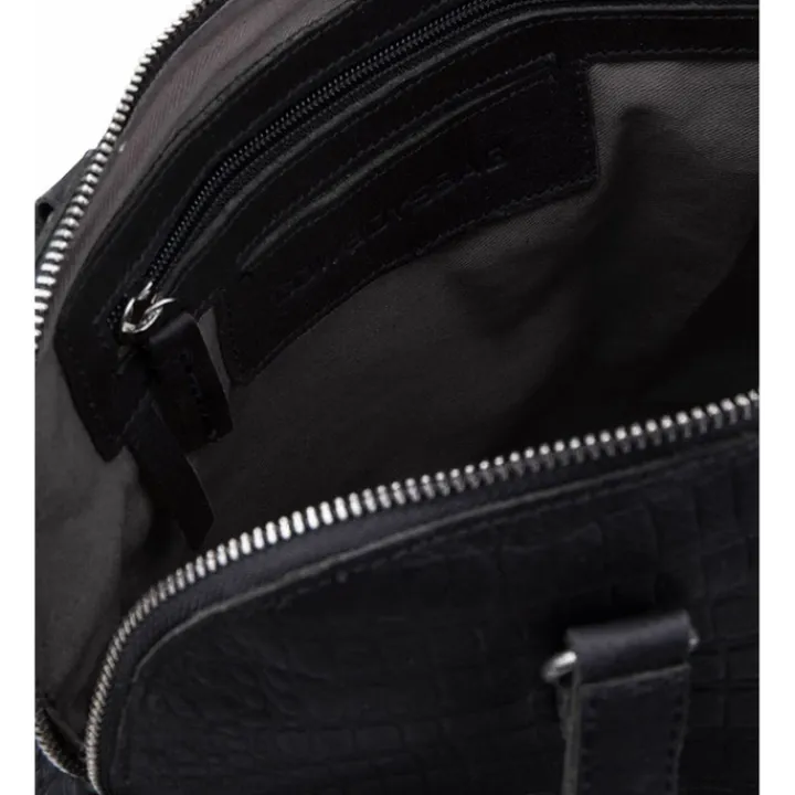Schoudertassen|Handtassen>Cowboysbag Shoulderbag Winwick croco black