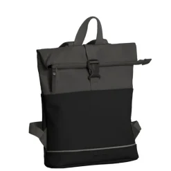 Mini Rugzakken|Kleine Rugzakken>Daniel Ray Allentown Waterproof Rolltop Backpack S black/grey