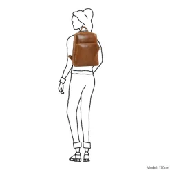 Heren Rugzakken|Dames Rugzakken>Daniel Ray Bachus Laptopbag cognac