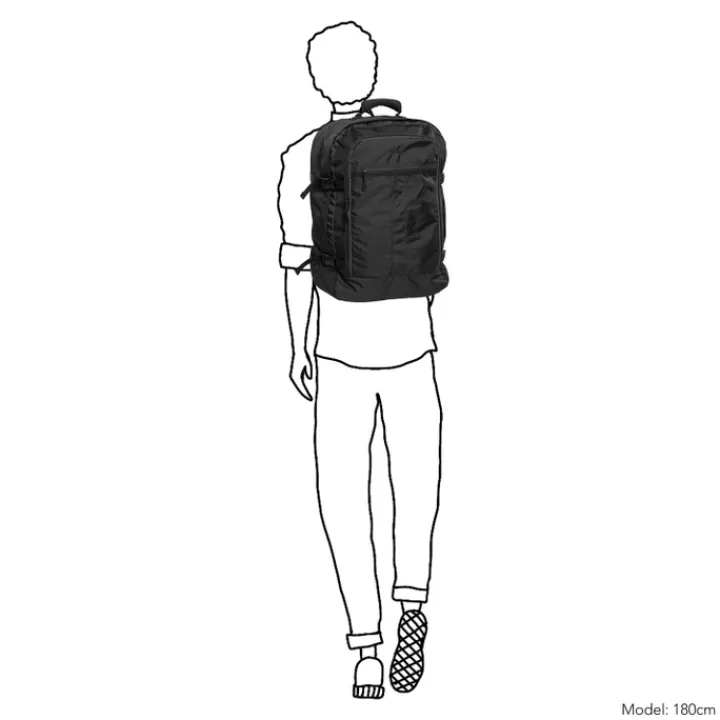 Grote Rugzakken|Heren Rugzakken>Daniel Ray Cabin Backpack Meridian black