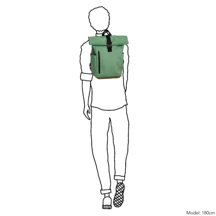 Schoolrugzak|Daypack>Daniel Ray Griffith Rolltop Backpack L old green