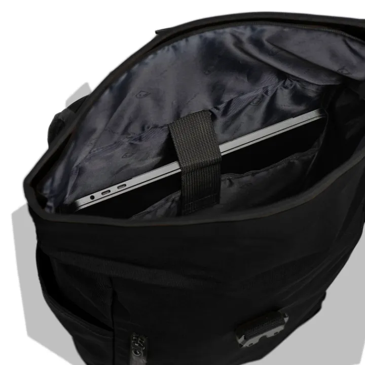 Schoolrugzak|Daypack>Daniel Ray Griffith Rolltop Backpack L black
