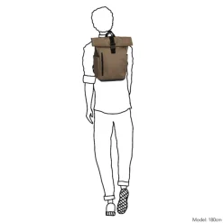 Schoolrugzak|Daypack>Daniel Ray Griffith Rolltop Backpack L taupe