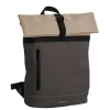 Kleine Rugzakken|Heren Rugzakken>Daniel Ray Hampton Waterproof Rolltop Backpack 15" darkgrey