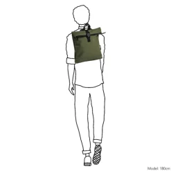 Mini Rugzakken|Kleine Rugzakken>Daniel Ray Jefferson Water-Repellent Backpack S olive green