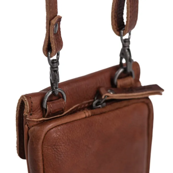 Telefoontasjes|Damestassen>Daniel Ray Lakeland Phonebag cognac