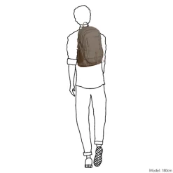 Kleine Rugzakken|Heren Rugzakken>Daniel Ray Laredo Waterproof Backpack 15.6" taupe