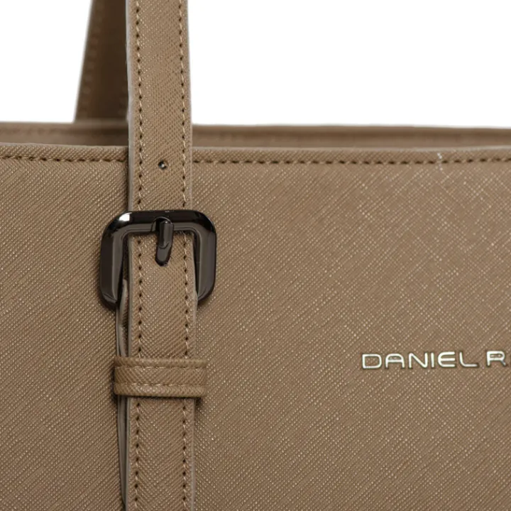 Shoppers|Schoudertassen>Daniel Ray Lithgow Laptop Shopper taupe