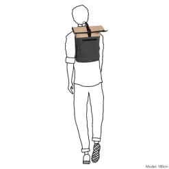 Kleine Rugzakken|15.6 Inch Laptoptassen>Daniel Ray Rockhampton Rolltop Backpack L dark grey-khaki