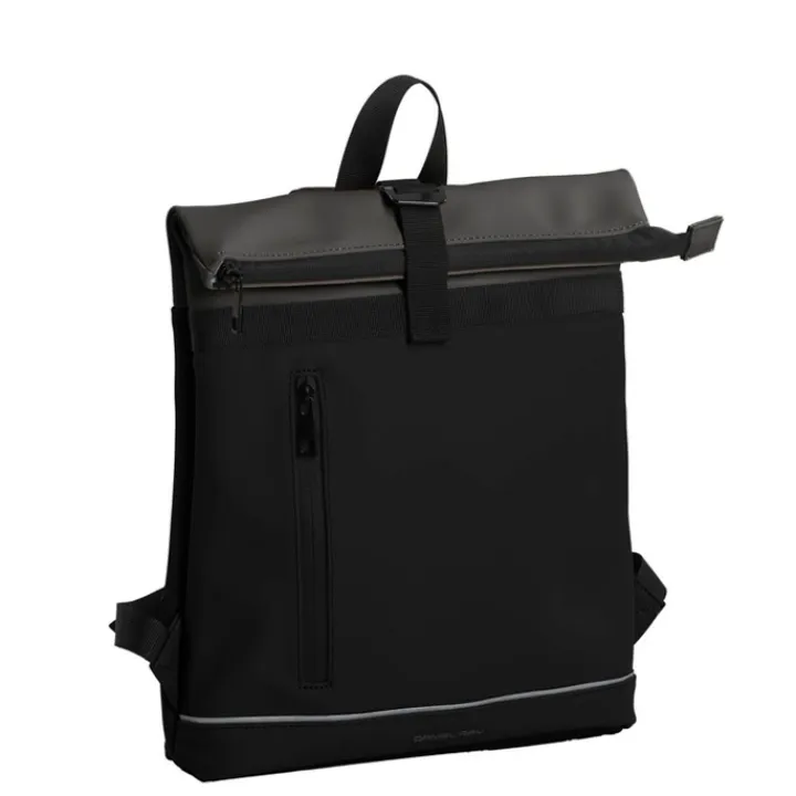 Mini Rugzakken|Kleine Rugzakken>Daniel Ray Seattle Waterproof Rolltop Backpack black