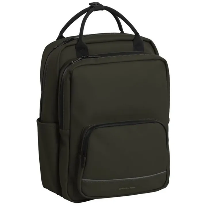 15.6 Inch Laptoptassen|Daypack>Daniel Ray Spokane Water-Repellent Backpack moss green