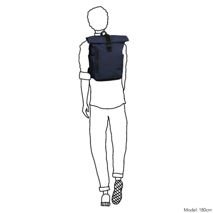 Heren Rugzakken|Dames Rugzakken>Daniel Ray Wangaratta Rolltop Backpack XL navy