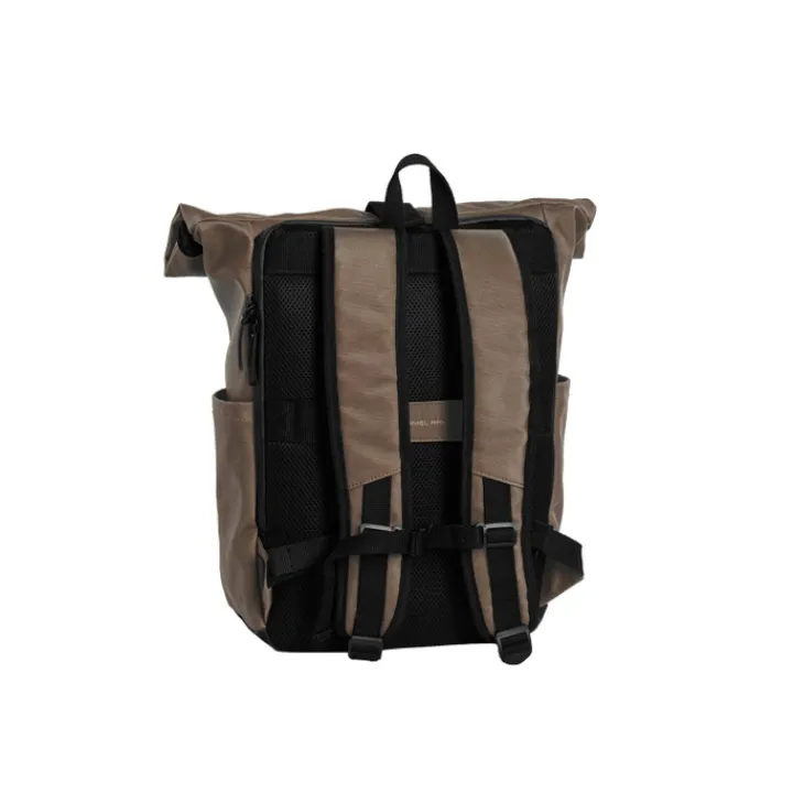 Daypack|15.6 Inch Laptoptassen>Daniel Ray Wangaratta Rolltop Backpack XL taupe