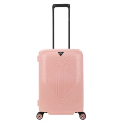 Handbagage Trolleys|Transavia Trolleys>Decent Axiss-Fix 4 Wiel Cabin Trolley 55 licht roze