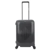 Transavia Trolleys|Handbagage Trolleys>Decent Axiss-Fix 4 Wiel Cabin Trolley 55 zwart
