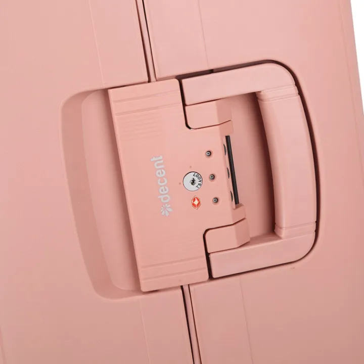 Reistrolleys|Reiskoffers>Decent Axiss-Fix 4 Wiel Trolley 78 licht roze