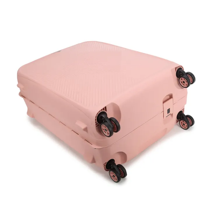 Reistrolleys|Reiskoffers>Decent Axiss-Fix 4 Wiel Trolley 78 licht roze