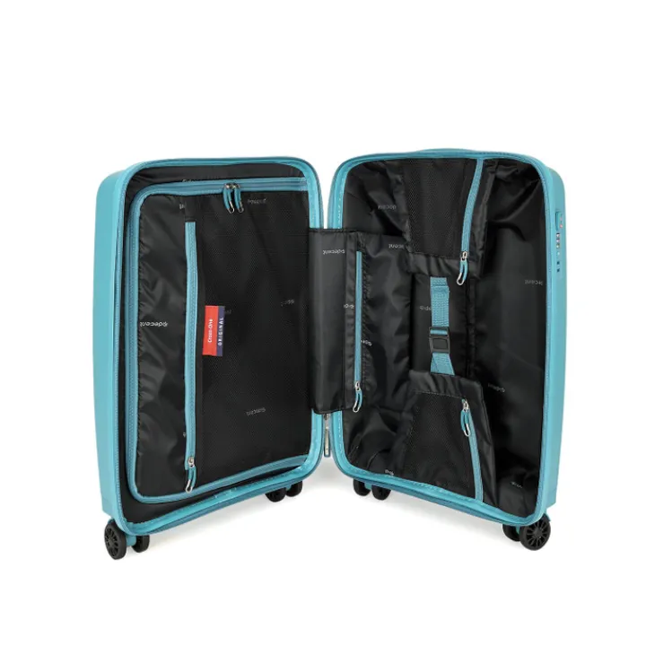 Klm Trolleys|Handbagage Trolleys>Decent Cross-One Cabin Trolley 55/35 petrol