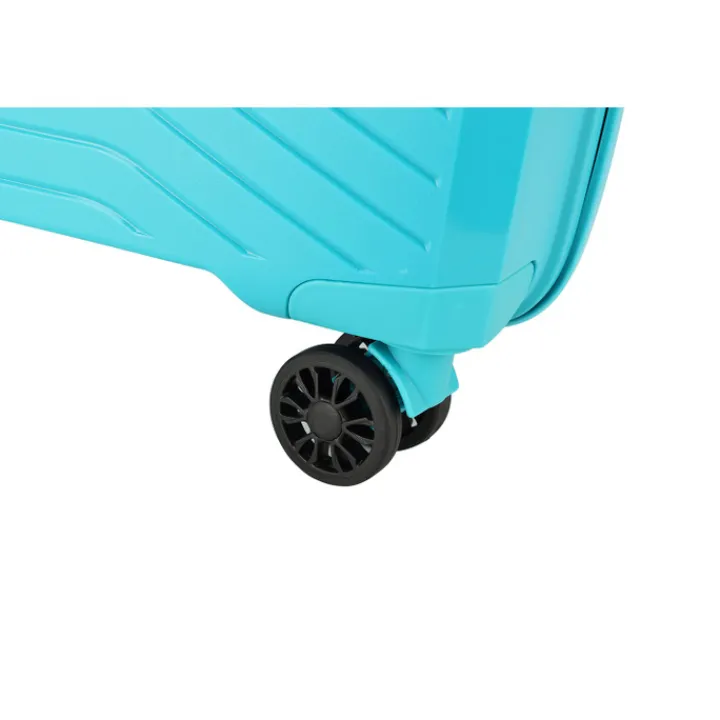 Transavia Trolleys|Klm Trolleys>Decent Cross-One Cabin Trolley 55/35 light blue