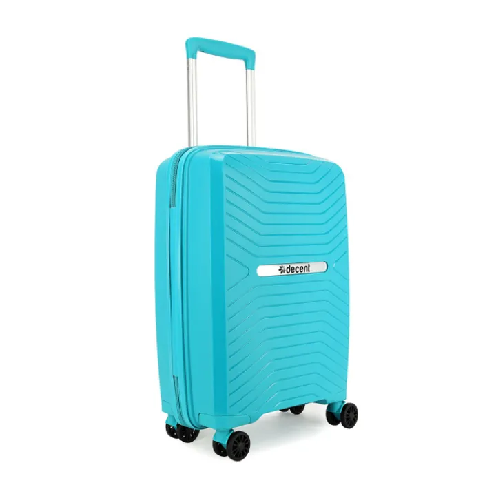 Transavia Trolleys|Klm Trolleys>Decent Cross-One Cabin Trolley 55/35 light blue