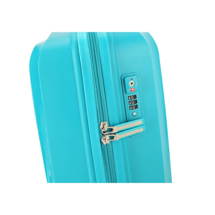 Transavia Trolleys|Klm Trolleys>Decent Cross-One Cabin Trolley 55/35 light blue