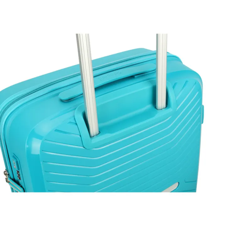 Lichtgewicht Koffers|Harde Koffers>Decent Cross-One Trolley 66 light blue