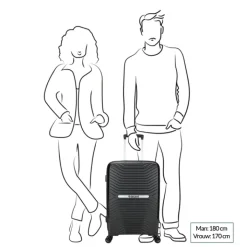 Lichtgewicht Koffers|Harde Koffers>Decent Cross-One Trolley 66 pink