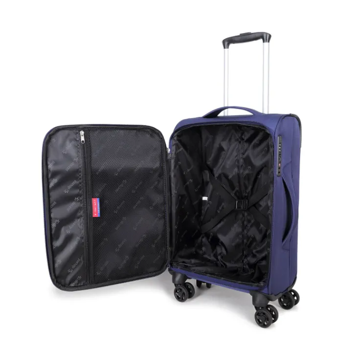 Handbagage Trolleys|Lichtgewicht Koffers>Decent D-Upright Trolley 55 dark blue