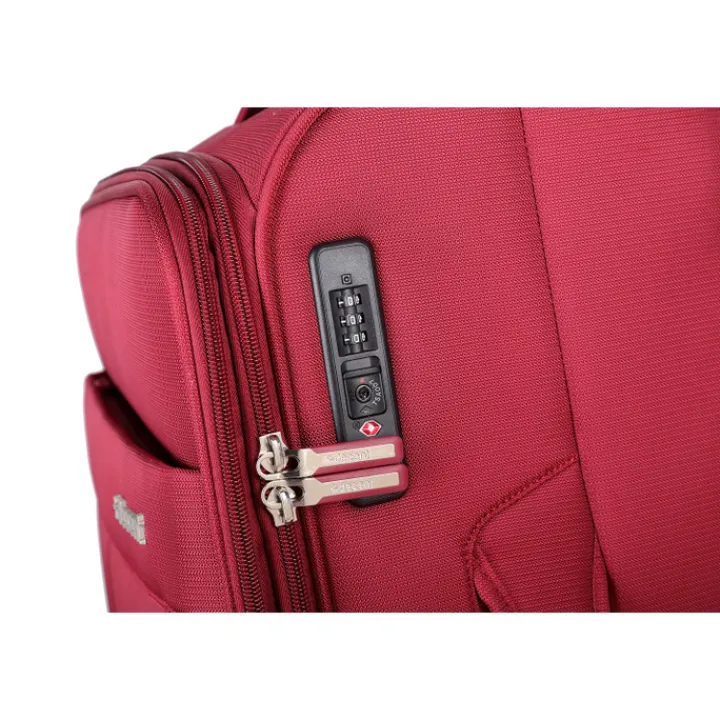 Handbagage Trolleys|Lichtgewicht Koffers>Decent D-Upright Trolley 55 red