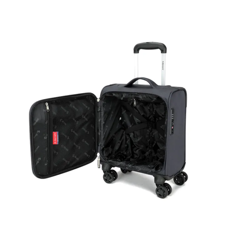 Handbagage Trolleys|Reistrolleys>Decent D-Upright Underseater Trolley 42cm grey