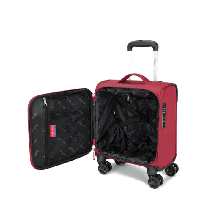 Handbagage Trolleys|Reistrolleys>Decent D-Upright Underseater Trolley 42cm red