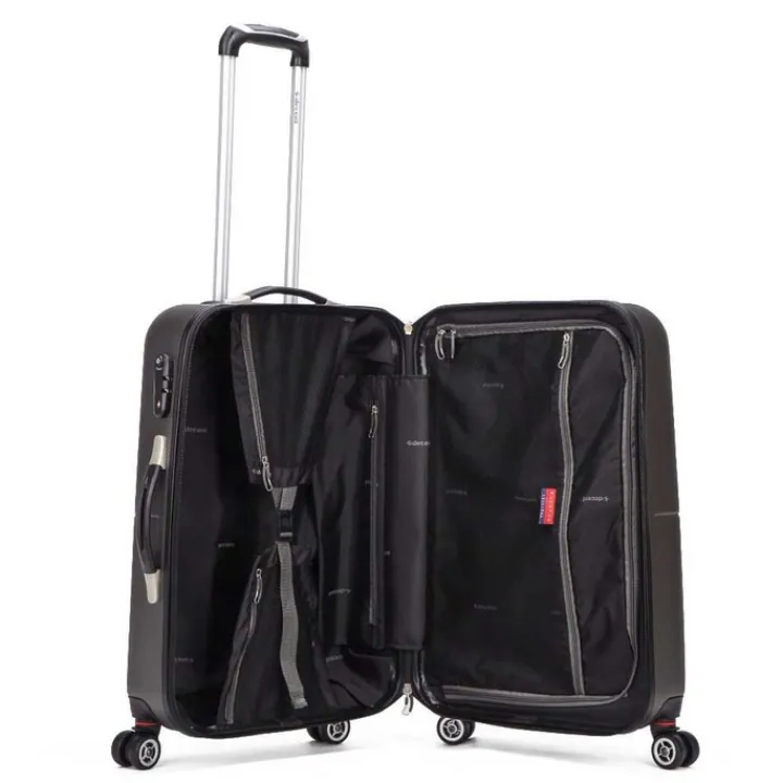 Reistrolleys|Reiskoffers>Decent Neon-Fix Trolley 66 antraciet