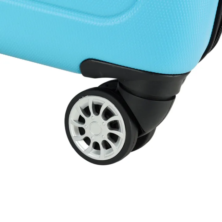 Harde Koffers|Reiskoffers>Decent Neon-Fix Trolley 76 blauw