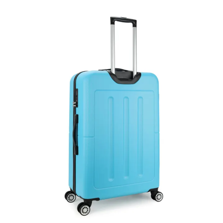 Harde Koffers|Reiskoffers>Decent Neon-Fix Trolley 76 blauw
