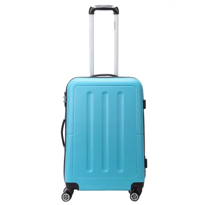 Harde Koffers|Reiskoffers>Decent Neon-Fix Trolley 66 blauw