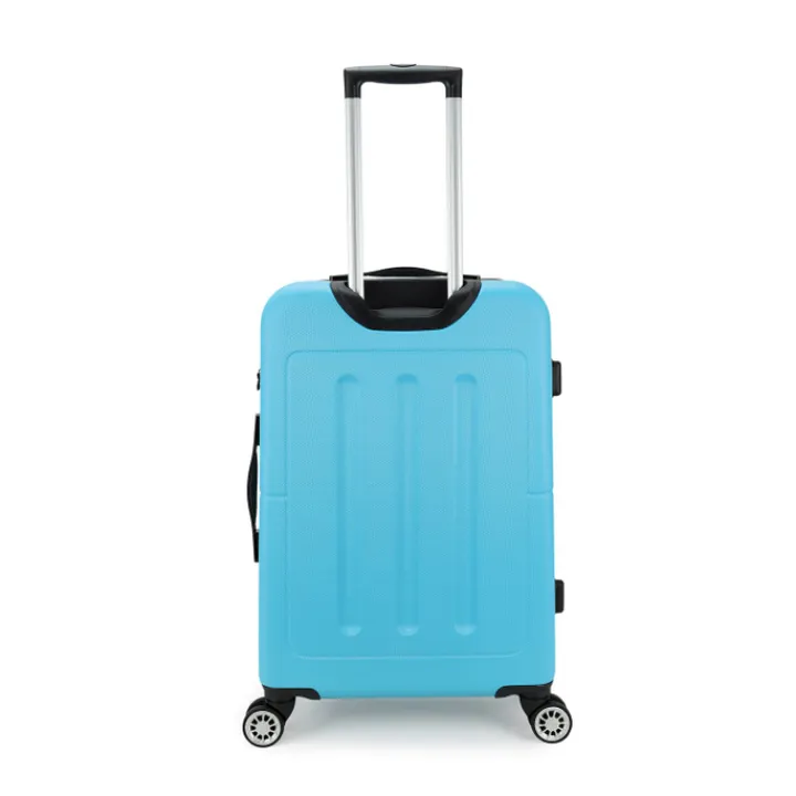 Harde Koffers|Reiskoffers>Decent Neon-Fix Trolley 66 blauw