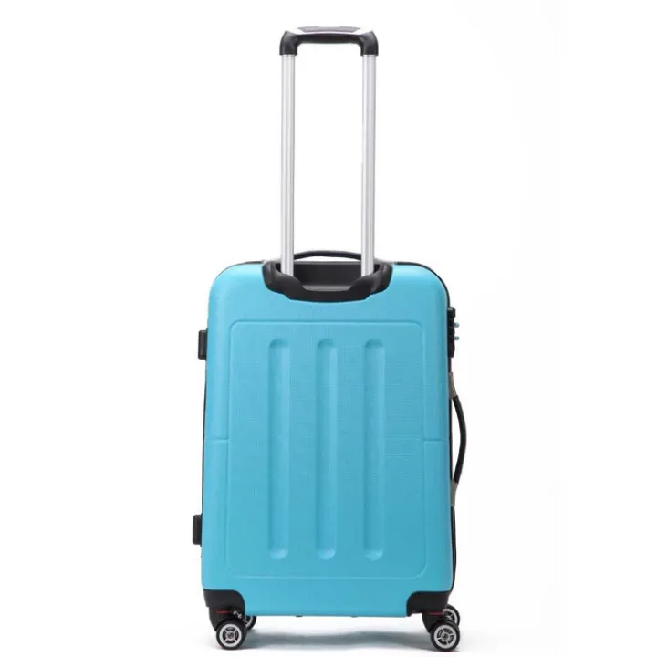 Harde Koffers|Reiskoffers>Decent Neon-Fix Trolley 66 blauw