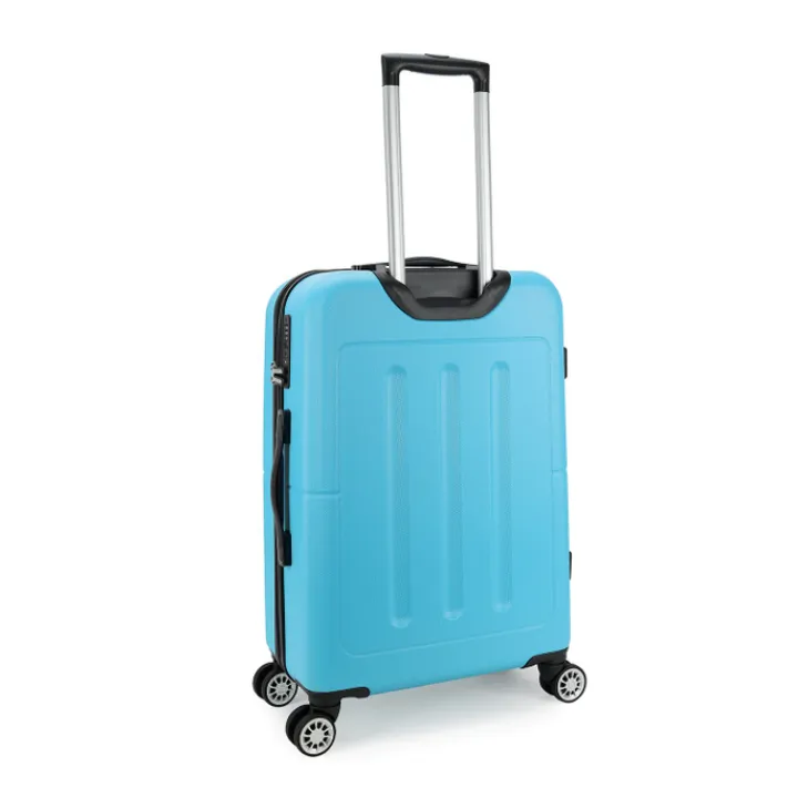 Harde Koffers|Reiskoffers>Decent Neon-Fix Trolley 66 blauw